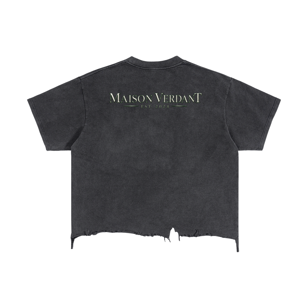 Maison Verdant Vintage Wash Distressed Tee