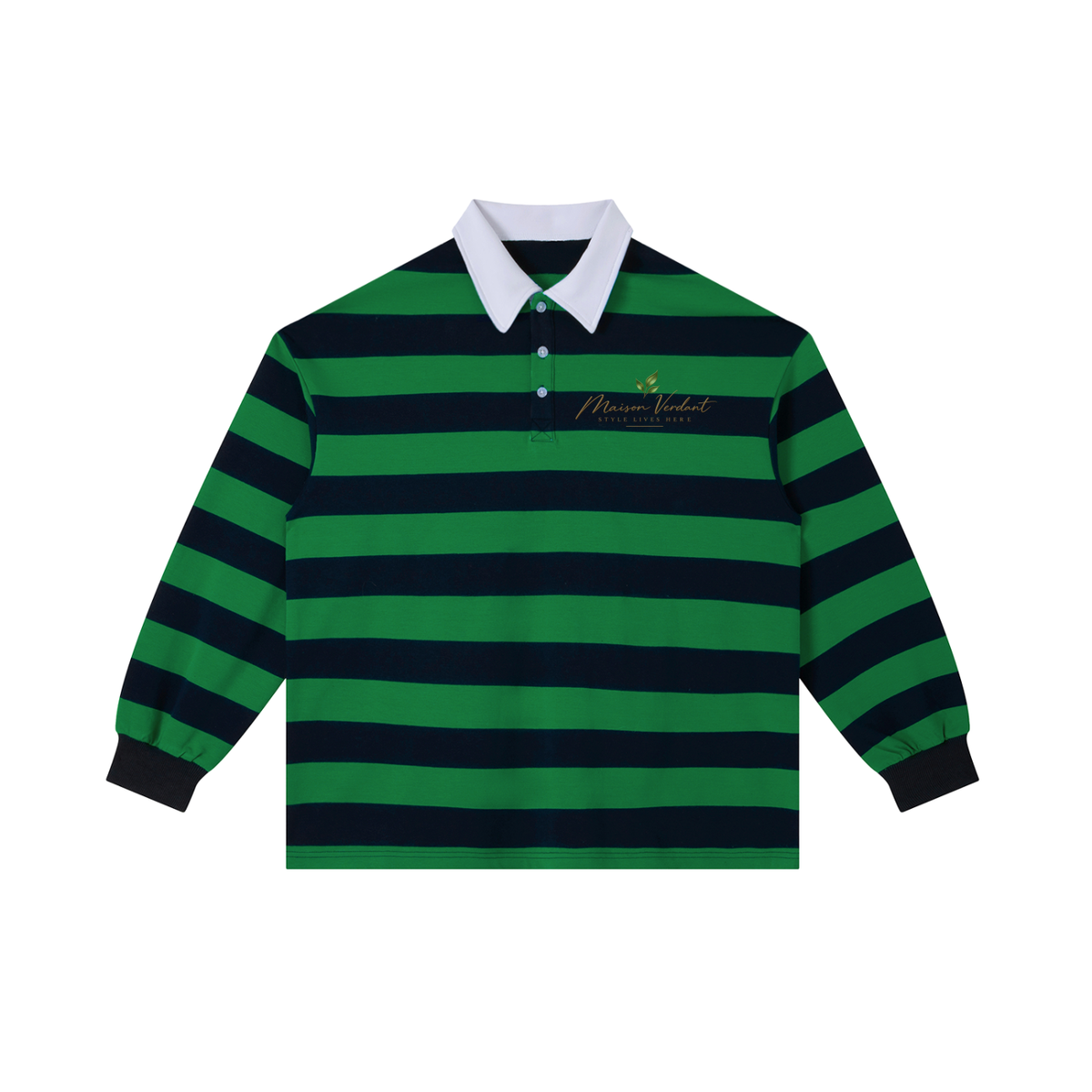 Verdant Heritage Stripe Polo