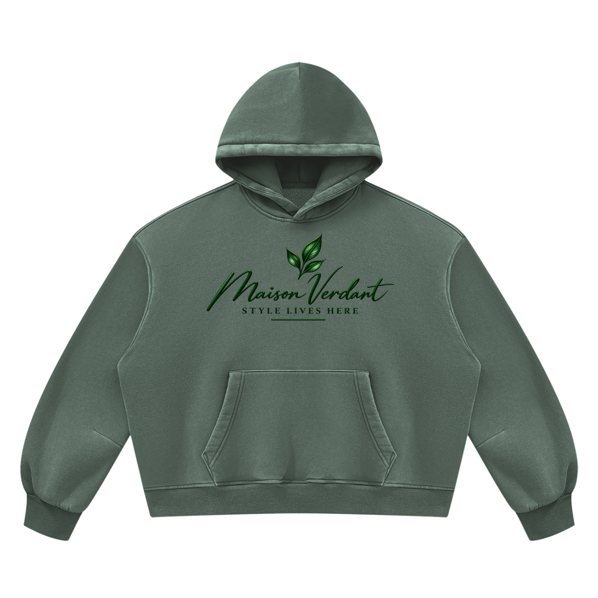 Verdant Vintage Wash Hoodie