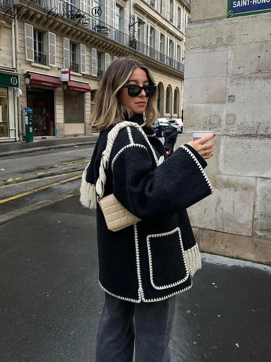 Verdant Étoile Scarf Jacket