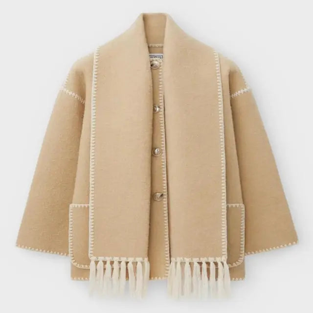 Verdant Étoile Scarf Jacket